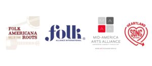 FARHOF, FAI, Mid-America Arts Alliance and Heartland Song Network logos